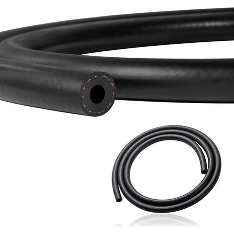 Tuyau De Carburant De Diamètre Intérieur 5mm, Tuyau De Carburant En Caoutchouc Nbr De 1,5m, SAE J30R7 300PSI Par (1/5)