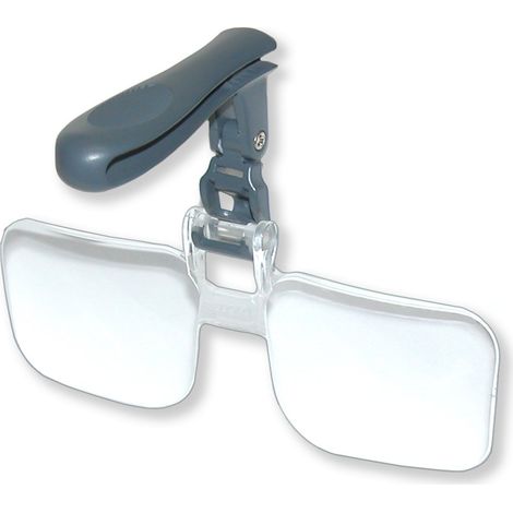 Carson VisorMag Lente d'Ingrandimento 2x a Mani Libere con Clip per Cappelli, Lenti Ribaltabili e Custodia Protettiva Inclusa, Ideale per Pesca e Hobby all’Aria Aperta (VM-12) (1/4)