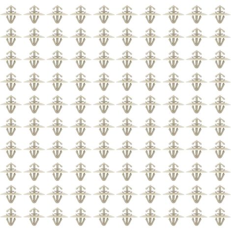 Clips de Garniture de Moulure de Porte, 7701470769 100 Clips de Garniture de Moulure de Porte Latérale Kit de Fixations Extérieures 500326896 Remplacement pour ‑A 2001‑2014 (1/5)
