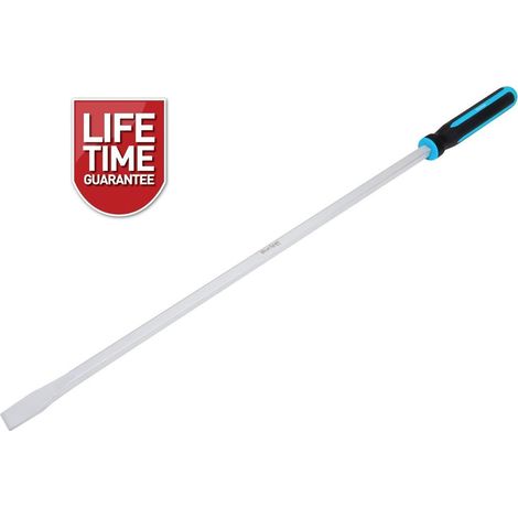 36"" Pry Bar Straight Go Thru Hammer End Soft Grip Crow Bar Wrecking Bar 25549