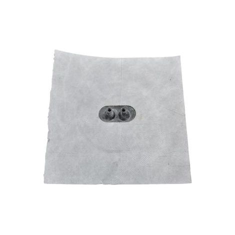 Manchon en toison-butyle 150 x 150 mm diamètre 4 - 8 mm 2 méplats