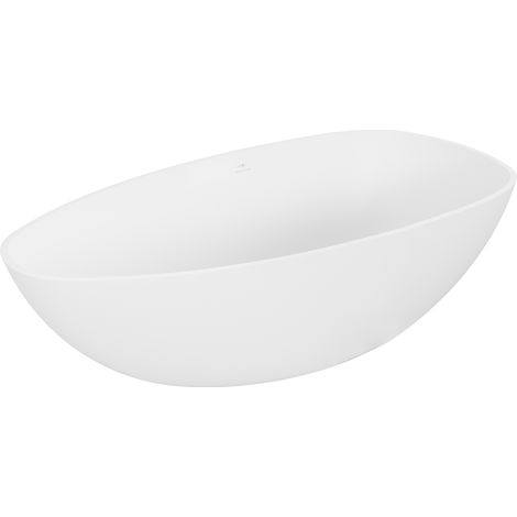 Mexen Imola bañera exenta de conglomerado 150 x 77 cm, blanca mate - 57281507600 (1/5)
