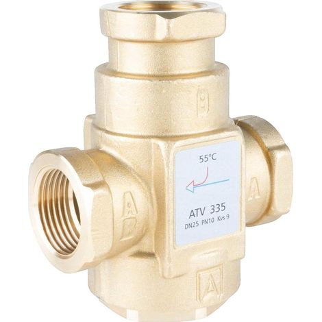 Afriso ATV335 vanne thermique laiton 1 pouce 25 mm (1/3)
