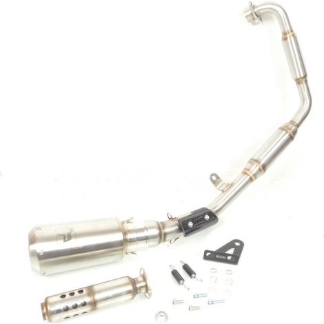 komplette auspuffanlage mk2 edelstahl ixrace für motorrad zontes (1/4)