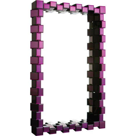 Miroir Mural avec Cadre Violet (1/3)