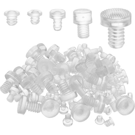 Lot de 100 protections transparentes pour meubles, patins (1/5)