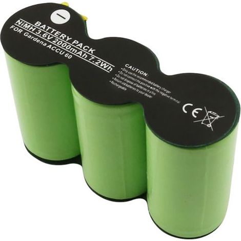Batterie - AVIZAR - Gardena Accu 60 - NiMH 3.6V - 2000mAh - Alimentation Outils Jardin