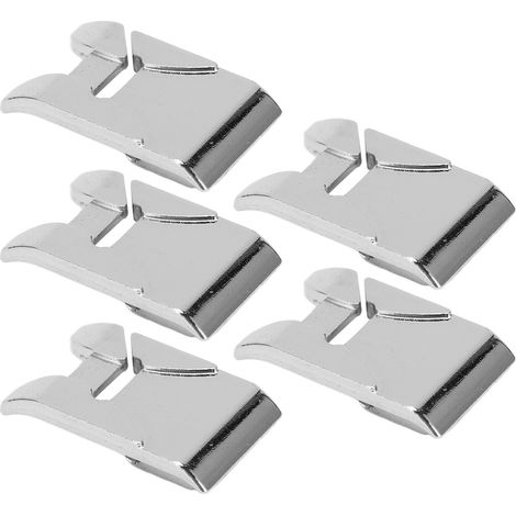Set mit 5 dichten Nähfüßen mit transparenten Stichen, reibungsloser Lauf, für Haushaltsnähmaschinen (1/5)