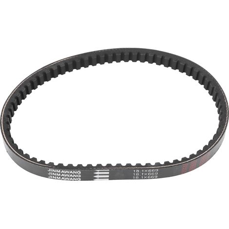 Courroie de transmission moto pièce de rechange caoutchouc dur 669‑18‑30 compatible GY6‑60 (1/5)