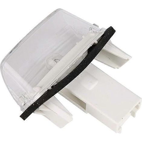 Lot de 2 feux de plaque d'immatriculation blancs pour Peugeot 206, 207, 306, 407 et Citroën C3, C4 et Picasso (1/5)