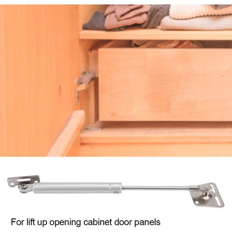 Amortisseur à gaz hydraulique pour charnière de porte, ressort de maintien pour armoire de cuisine, support d'ouverture et fermeture, lot de 2, acier inoxydable (1/5)
