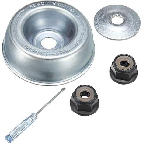 5pcs / Set Pièces et accessoires pour tondeuses pour STIHL FS55 FS56 FS120 FS130 FS130R FS200 FS200R FS250, Haute qualité en métal Lame pour STIHL débroussailleuse Lame Fixation Remplacement Kit (1/5)