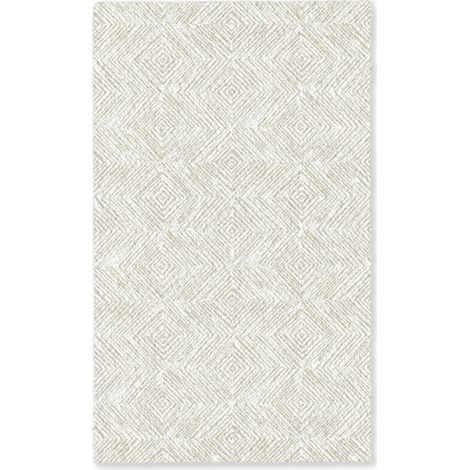 TAPPETO Astratto - Diamanti - Beige 90x150 cm (1/5)