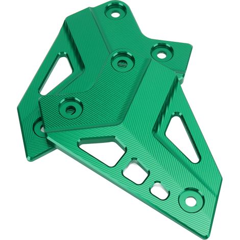 Motorrad-Fußrastenabdeckung hinten, Fersenschutz, Aluminium, Ersatzteil für Z900 2017–2021, grün (1/5)
