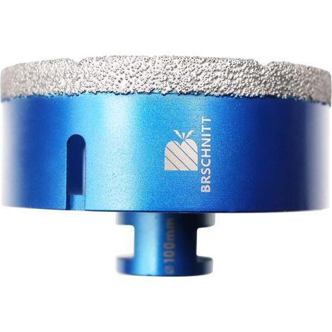 Diamant Fliesenbohrer 100mm M14 für Winkelschleifer - Porzellan, Granit, Marmor (1/5)