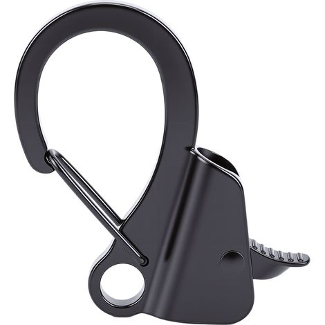 Crochet coulissant pour corde de bateau, système d'ancrage sans nœuds en acier inoxydable à dégagement rapide pour cordes de 3/8 à 5/8 pouces, capacité de charge de 9 000 lb (1/5)