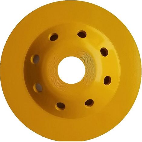 Disque Diamant à Meuler poncer le Béton 125 x 22,2 mm assiette pour meuleuse pour Béton, Granit, Pierre et Maçonnerie brique surfaçage façonnage (1/2)