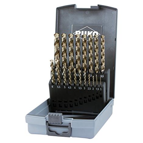 Set di 25 Punte Ruko Nere e Dorate (1/4)