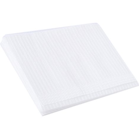 Nappe jetable imperméable 125 unités pour salon de beauté, manucure et extensions de cils, couleur blanc (1/5)