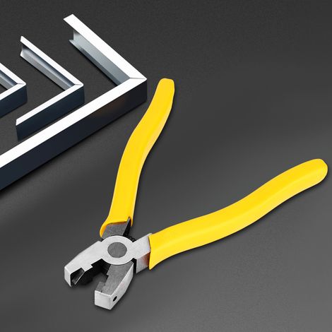 8-Zoll-Aluminiumrahmen, 90-Grad-Klappzange, V-Nutschneider (1/5)