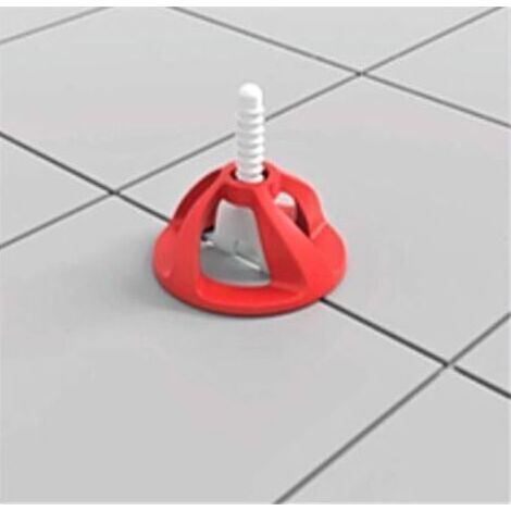 Separadores de baldosas autonivelantes de 2 mm – 100 clips + 100 diales reutilizables – Sistema de nivelación atornillable – Fácil instalación en suelos y paredes (1/4)