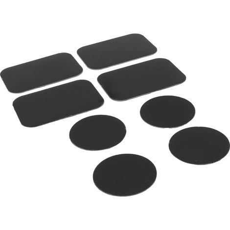 Set mit 8 selbstklebenden Metallplatten für magnetische Autohandyhalterungen, dünne Stahlklebefolie, kompatibel mit Magneten (1/5)
