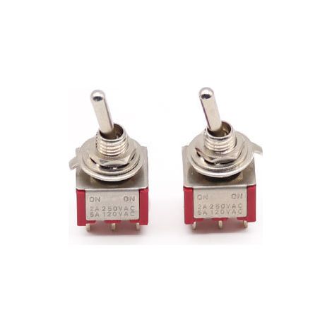 Red toggle switch MST-202/MST-203 rocker arm switch (100 pieces per carton) (1/4)