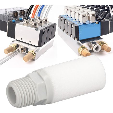 Die AN20-02 G1/4 Zoll-Schnittstelle, Auslassventil, Schalldämpfer, pneumatisches Ventil, Magnetventil, Schalldämpfer wird häufig in Zylindern, Kurbelgehäusen, Getrieben, Öltanks und pneumatischen Werk (1/5)