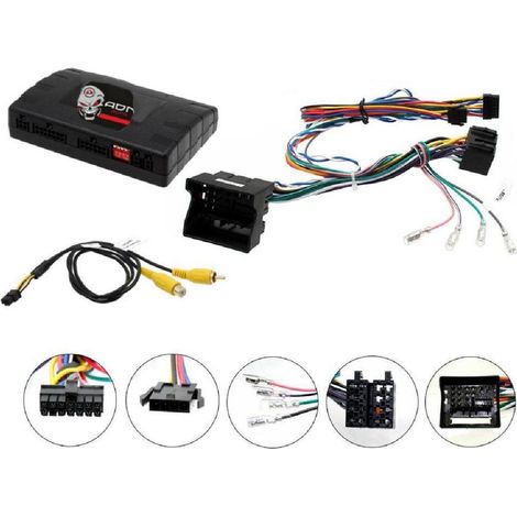 Interface commande au volant UVW2A compatible avec VW Golf Polo ap13 Fakra sans ampli Alpine