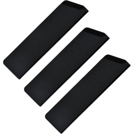 (Noir) 3 Pièces Protections de Lame, Protections de Lame en Plastique, Protège Couteau, Housse de Protection, Housse de Protection Couteau de Cuisine (1/5)