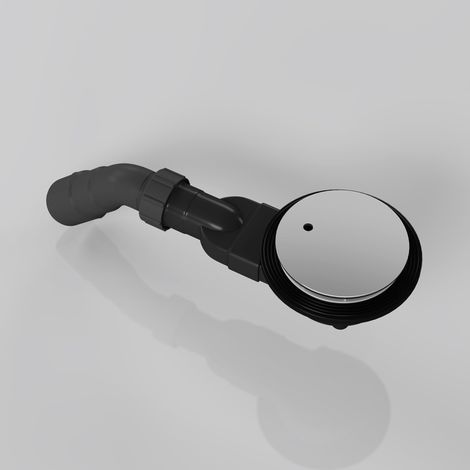 doporro Piletta di Scarico Doccia AL05, Sifone per Piatto Doccia con Foro di Scarico Diametro 45mm, Ferma odori e Filtro capelli