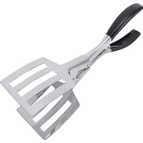 Pinces de cuisine, accessoires de barbecue, pinces de barbecue pour pique-niques et barbecues (argent) (1 pièce) (1/5)