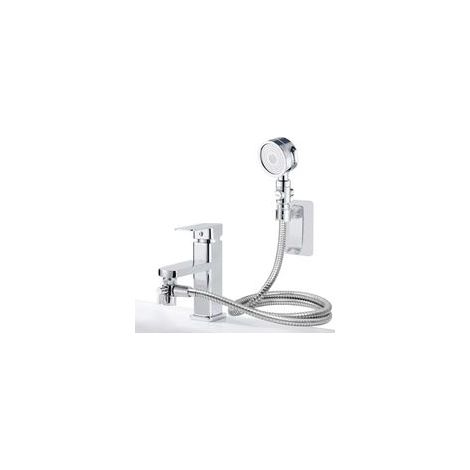 Ensemble douchette pour lavabo avec pommeau de douche et flexible, idéal pour laver les animaux, laver les cheveux ou nettoyer le lavabo (manuel d'instructions inclus) Lumten (1/5)