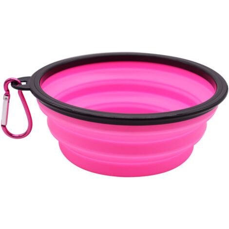 Gamelle pour chien en silicone Gamelle portable pour animal de compagnie (1/4)