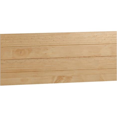 Tête de lit en pin massif pour lits de 90 et 105 cm couleur miel - Longueur 110 x Hauteur 45 cm (1/4)