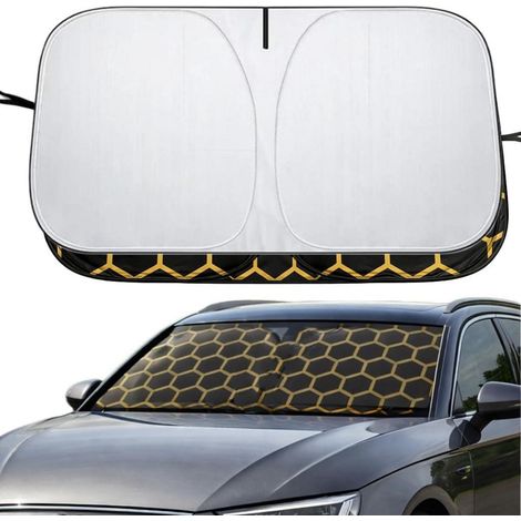 Sonnenschutz Auto Frontscheibe 142x70cm faltbar UV-Schutz universell passend (1/5)