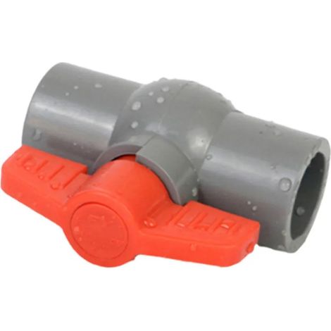Vanne à bille en PVC pour mariage, vanne en T Mandelo 63 mm (1/5)