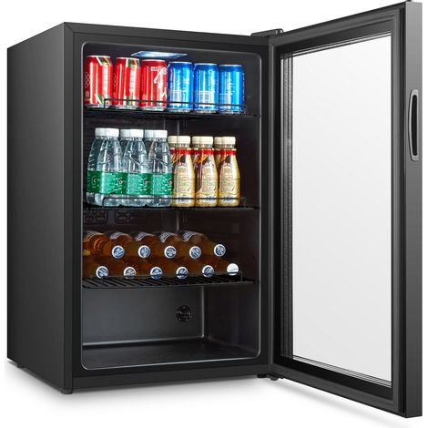 Arrière Bar Réfrigéré Vitré Noir - 115 Litres - Combisteel (1/3)
