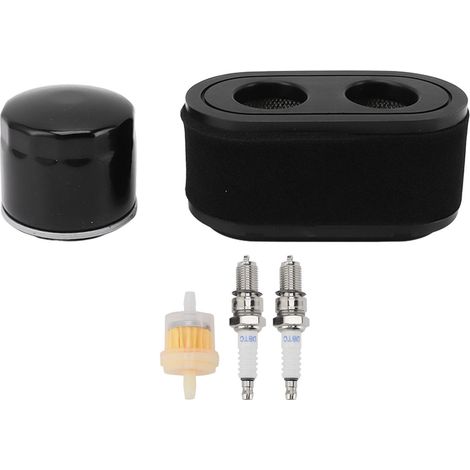Kit d'entretien de filtre à air avec filtre à air, filtre à huile, bougies d'allumage et préfiltre pour tondeuses Toro TimeCutter SS SW SWX 50 po et 42 po à moteur bicylindre en V (1/5)