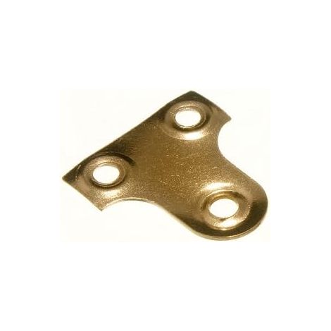 Lot de 12 supports de fixation EB non fendus pour verre ou miroir 25 mm (1/2)
