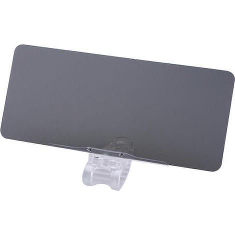 Rallonge de pare-brise teintée anti-éblouissement pour voiture - Protection contre les rayons du soleil et les UV - Compatible avec tous types de véhicules (voiture, camion, camping-car).