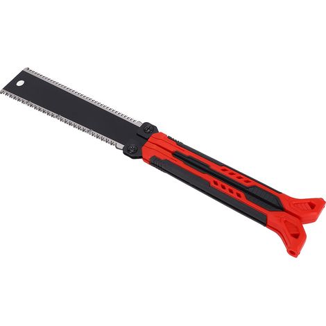 Scie pliante SK5, lame en acier à haute teneur en carbone, scie d'élagage portable pour jardinage et travaux de coupe de bois, idéale pour le camping et le jardinage. (1/5)