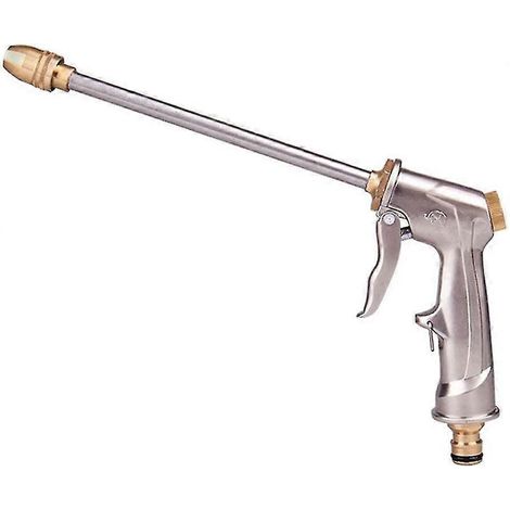 Garden Hose Nozzles Guns, Water Hose Pipe Spray Gun With Full Brass Nozzle, High (1/5)