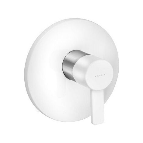 Mitigeur de douche monocommande ZENTA à encastrer chrome / blanc KLUDI