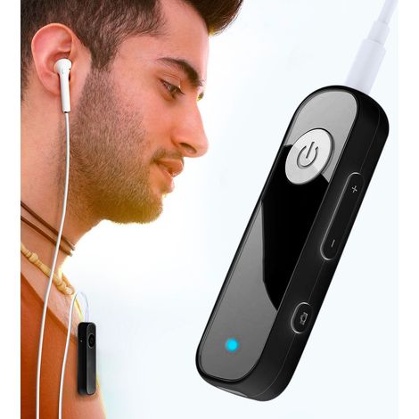 Récepteur Bluetooth 5.0 adaptateur audio sans fil 3.5mm convertisseur stéréo pour voiture haut-parleur (1/5)
