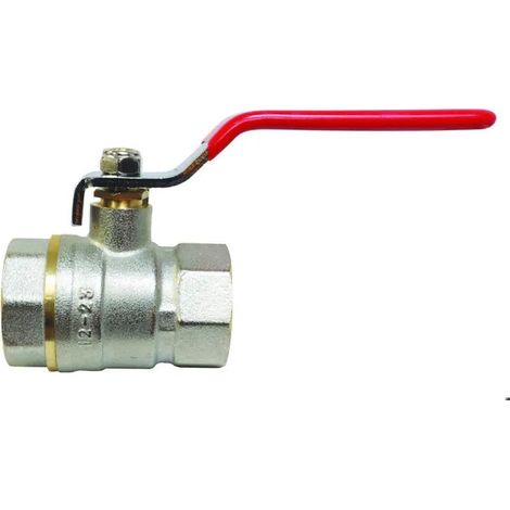 Somatherm For You – Doppelkugelhahn 40/49 mm (Innengewinde) – Voller Durchgang – Umkehrbarer Flachgriff – Optimaler Wasserdurchfluss