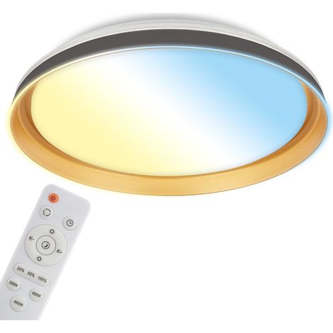 LED Deckenlampe Deckenleuchte Wohnzimmer Fernbedienung Dimmbar CCT Flur