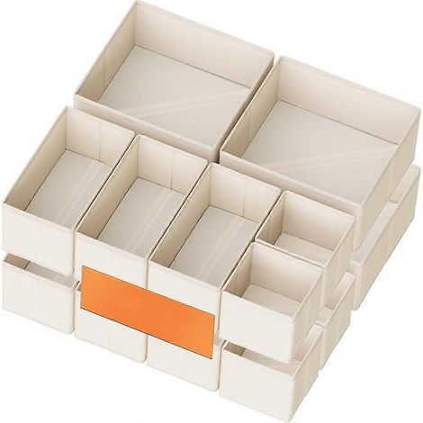 Schubladenorganizer für Kleidung, 14-teiliges Set, für Babykleidung, Unterwäsche, ideal für Kinderzimmer, Schlafzimmer und Studentenwohnheim. (1/5)
