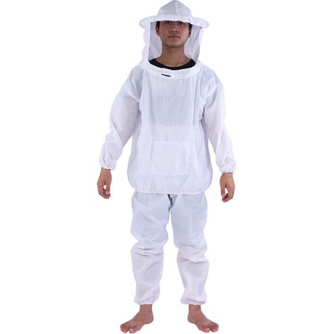 Professioneller Imkerschutzanzug, Imkerausrüstung, Kapuzenjacke, Hose