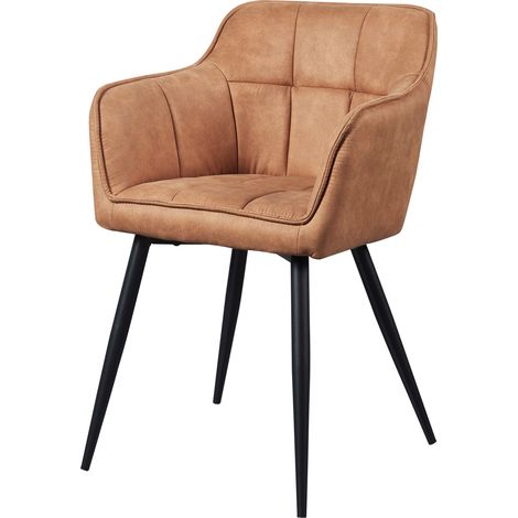 Esszimmerstuhl Birmingham Braun [en.casa]